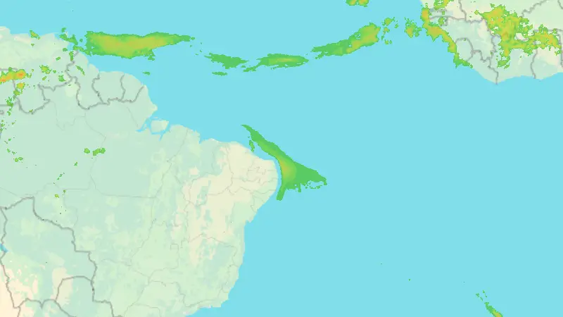 Nedbør weather map