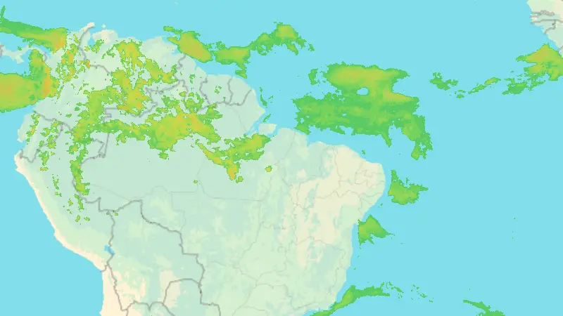 Precipitación weather map