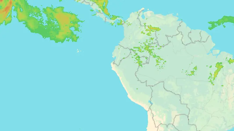 Precipitații weather map