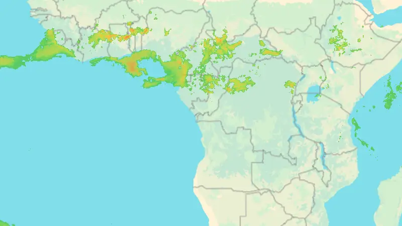 पाऊस weather map