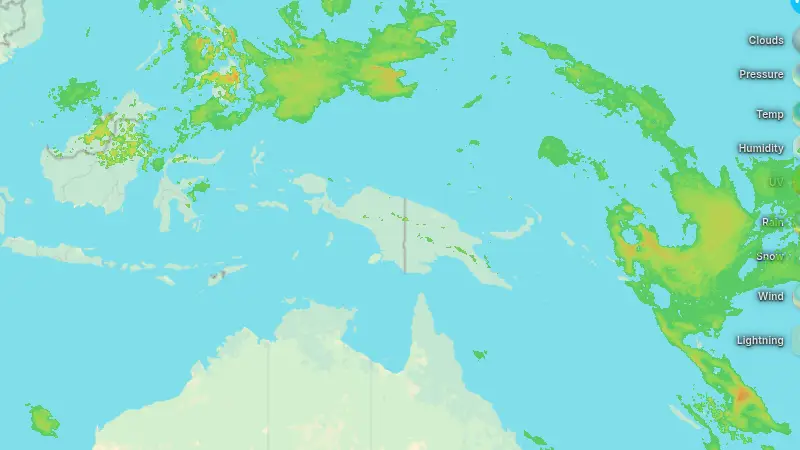 بارش weather map
