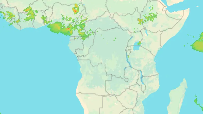 Neerslag weather map