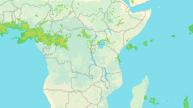 Srážky weather map
