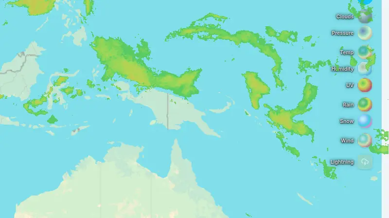 Csapadék weather map