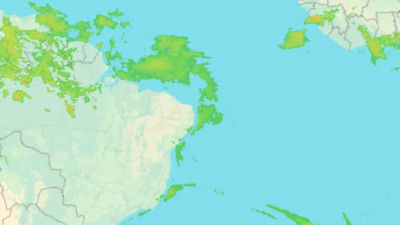 Opady weather map