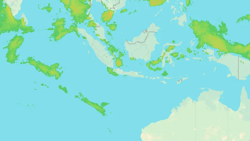 Precipitación weather map