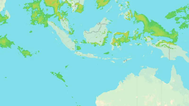 Précipitations weather map