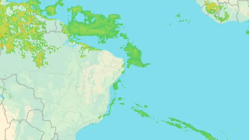 Srážky weather map