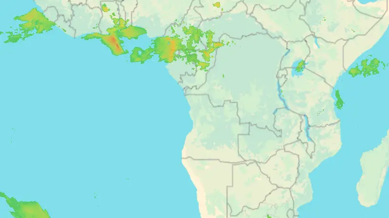 Precipitación weather map