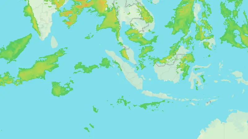 Precipitazioni weather map