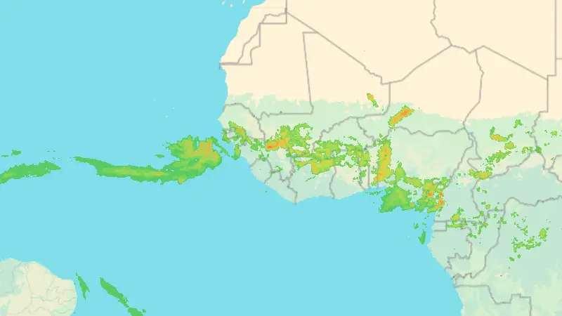 Опади weather map