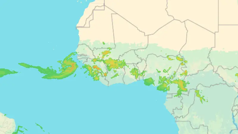 Neerslag weather map