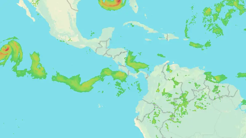 강수량 weather map