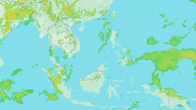 Neerslag weather map