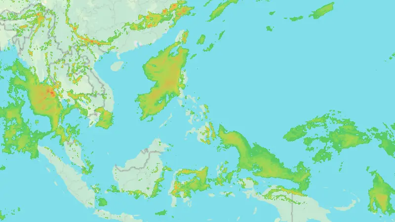 वर्षा weather map