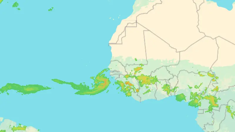 Neerslag weather map