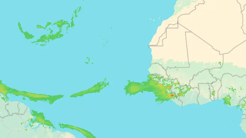 Βροχόπτωση weather map