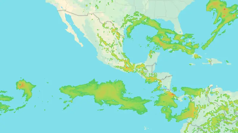 Precipitación weather map