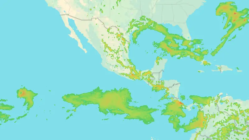 Precipitación weather map