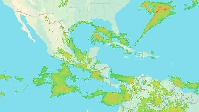 Srážky weather map