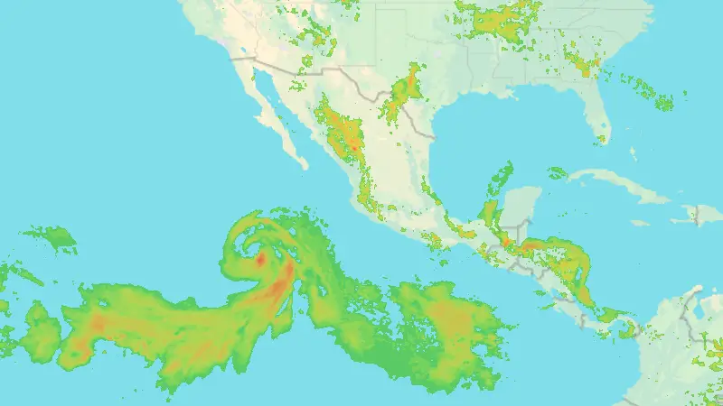 Neerslag weather map