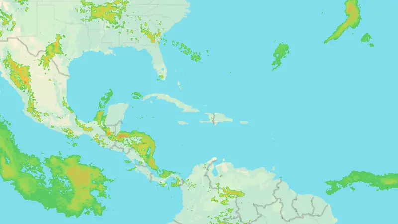 Падавине weather map