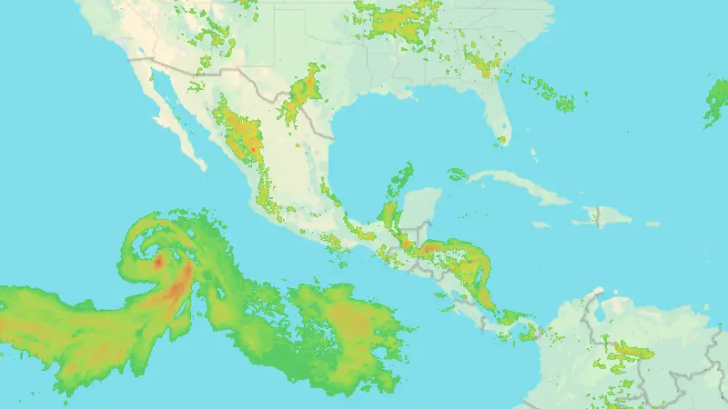 Neerslag weather map