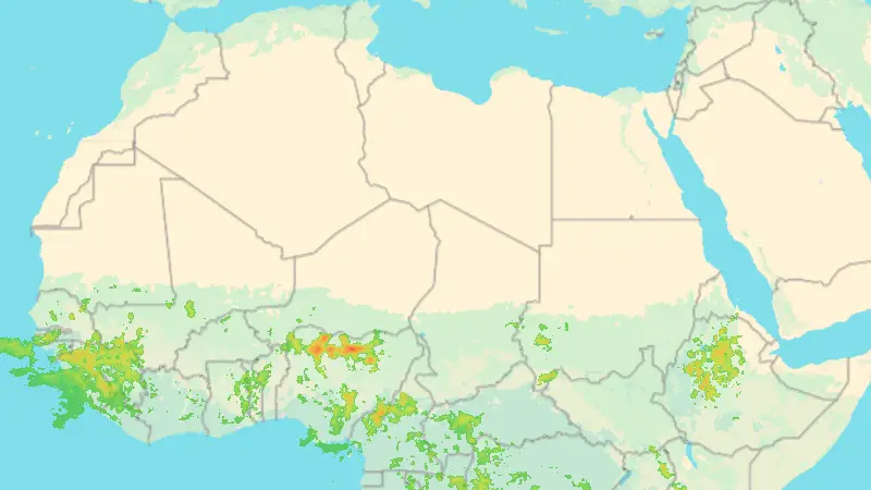 بارش weather map