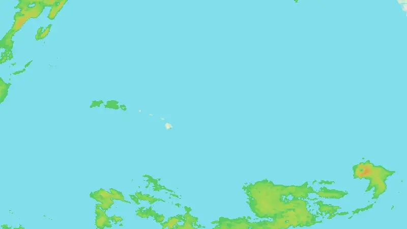Precipitation weather map
