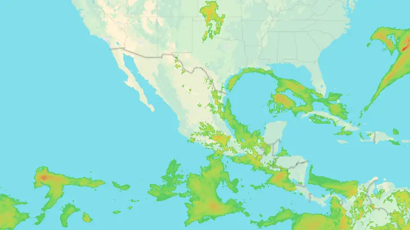 Sademäärä weather map