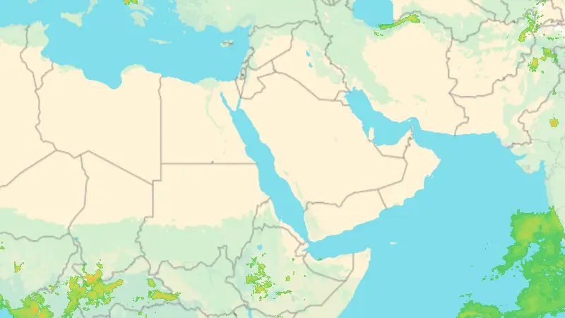 Nederbörd weather map