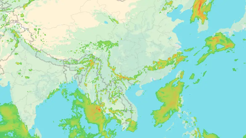 Precipitazioni weather map