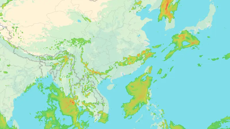 Niederschlag weather map