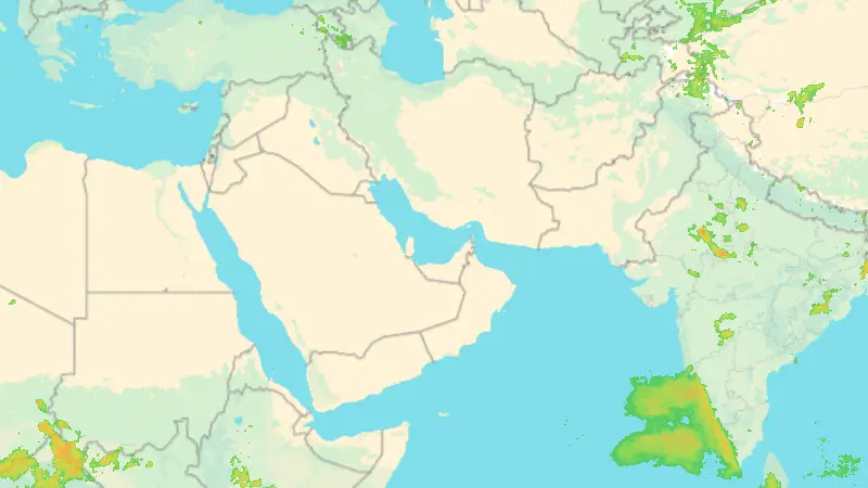 पाऊस weather map