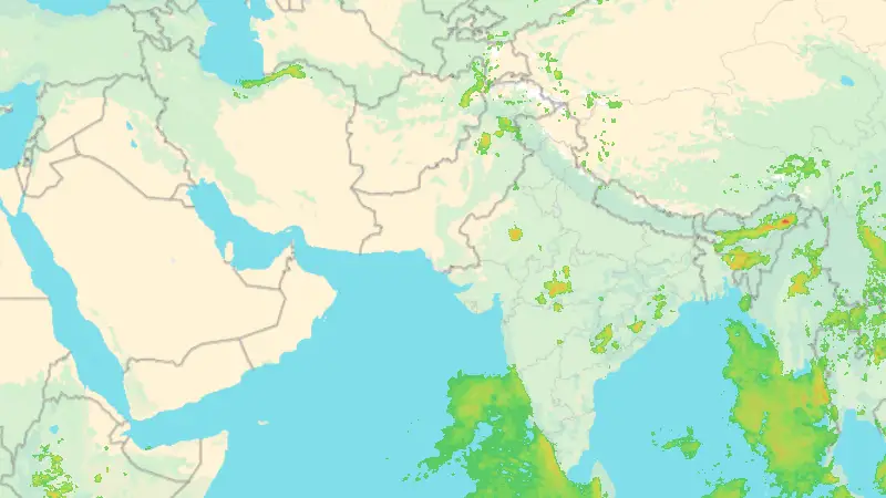 Yağış weather map