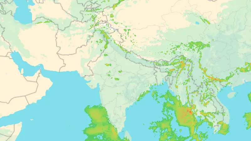 Precipitazioni weather map