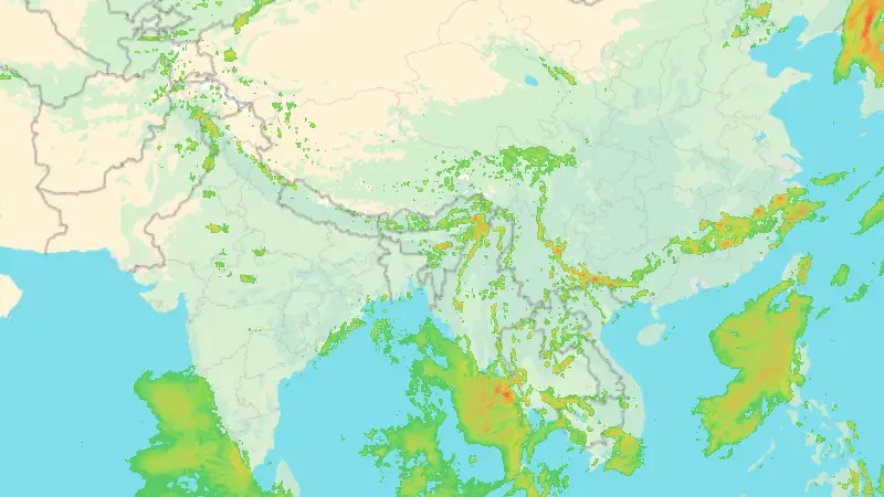Csapadék weather map