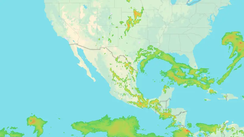 Nederbörd weather map