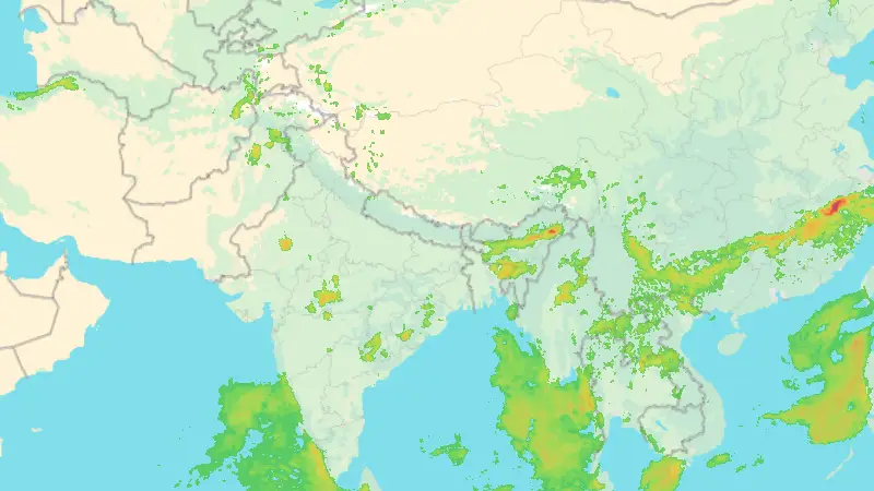 Precipitazioni weather map