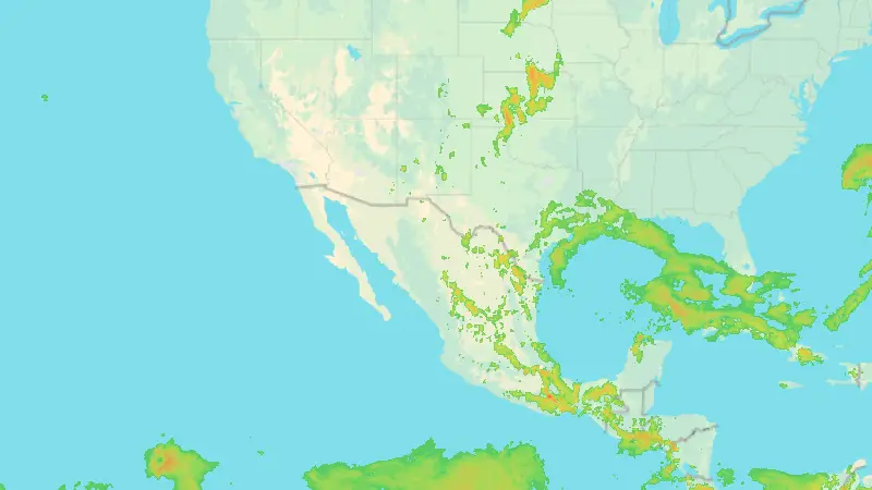 Sademäärä weather map