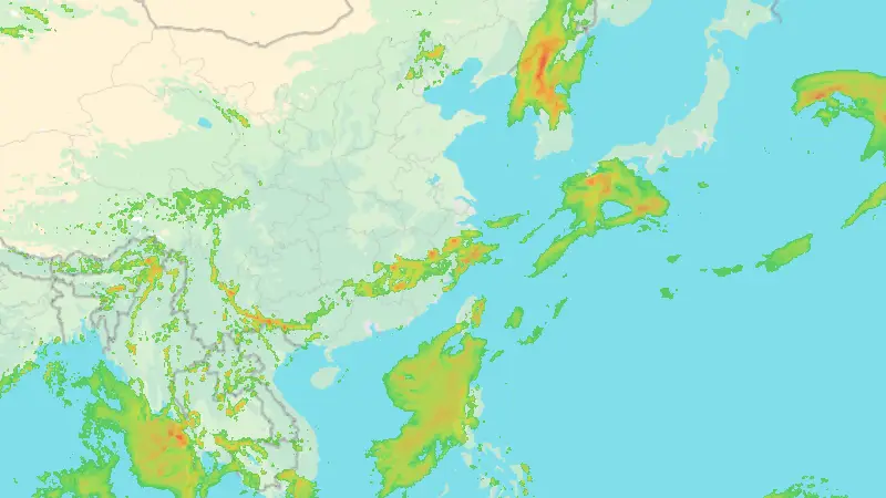 Niederschlag weather map