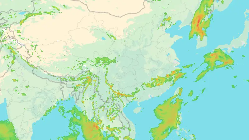 Precipitazioni weather map