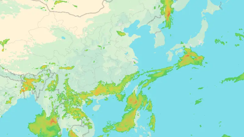 Niederschlag weather map