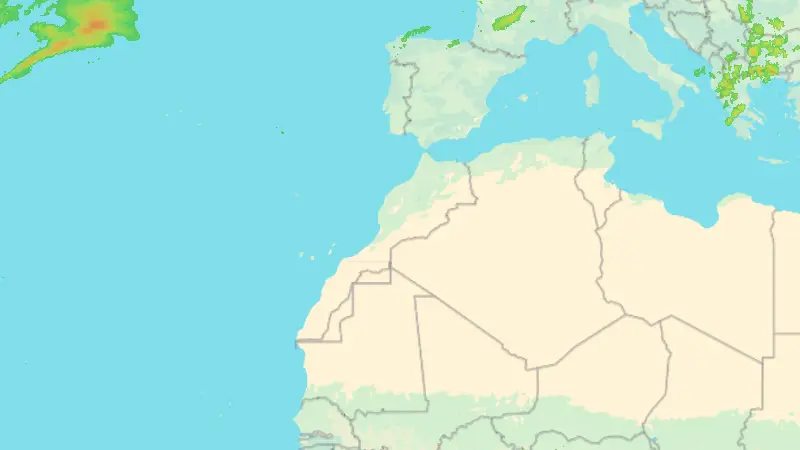 Precipitații weather map