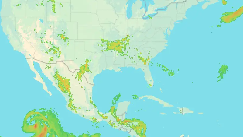 Neerslag weather map