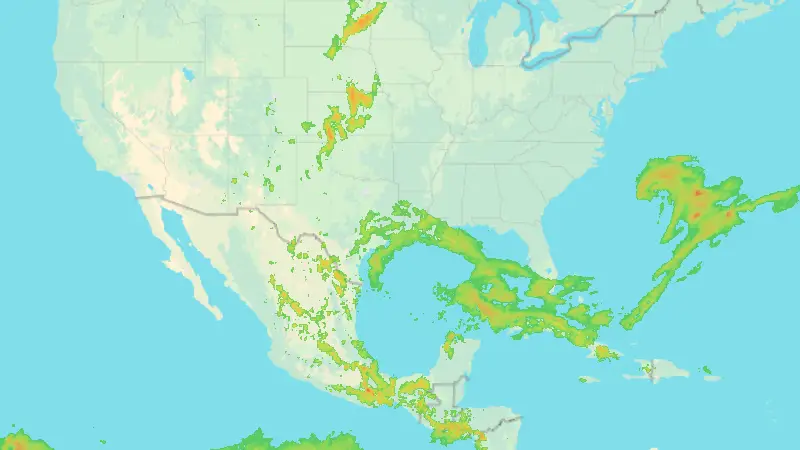 Niederschlag weather map