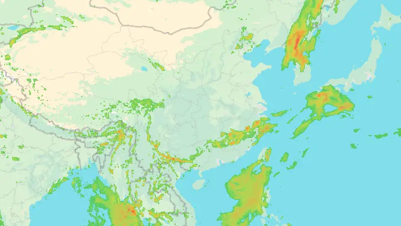 Precipitazioni weather map