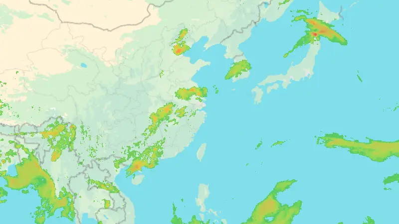 Precipitazioni weather map