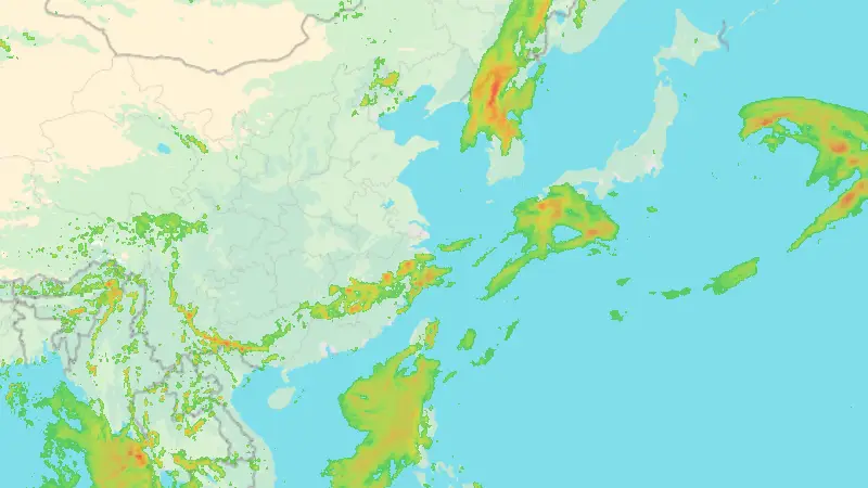 पाऊस weather map