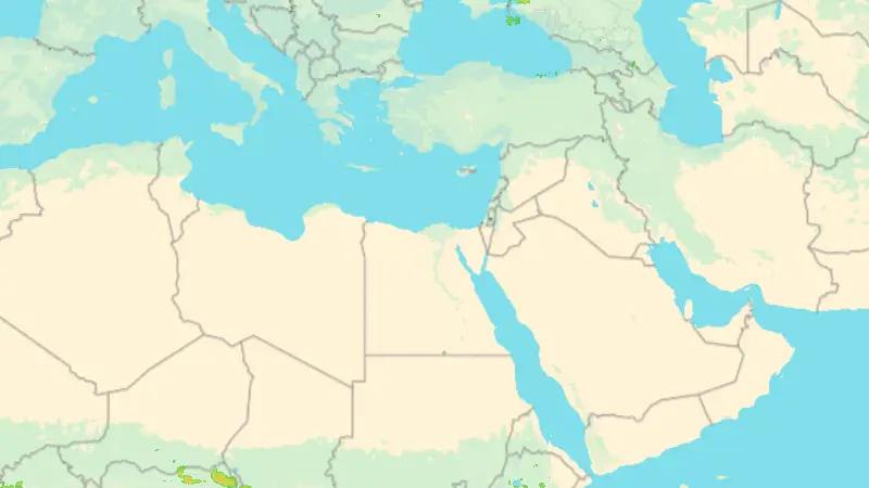 Oborine weather map